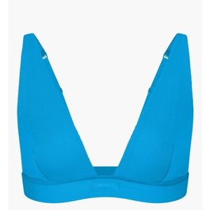 SKIMS Blue Plunge Bra
